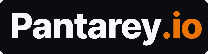 Pantarey.io auf dunklem Hintergrund