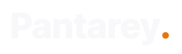 Pantarey Wortmarke weiß