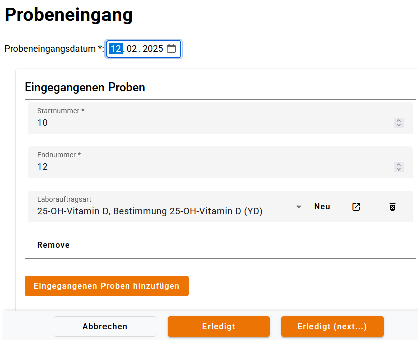Automatisch erstelltes Formular in Pantarey
